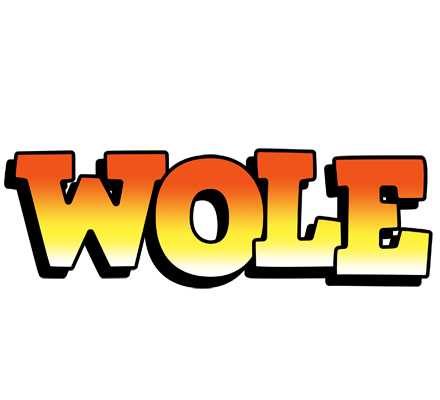 Wole sunset logo