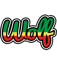 Wolf african logo