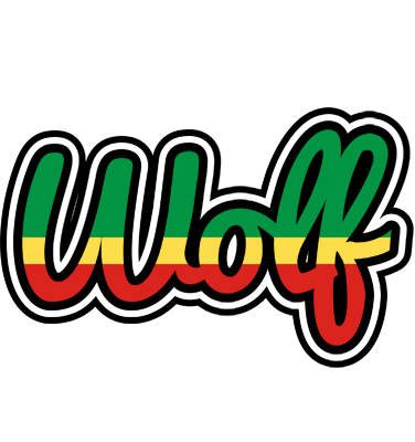 Wolf african logo
