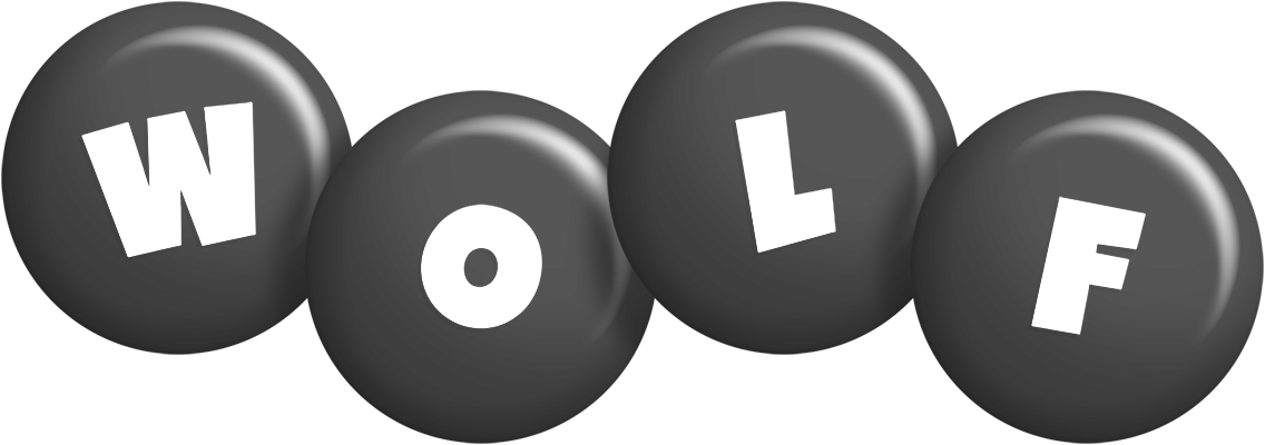 Wolf candy-black logo