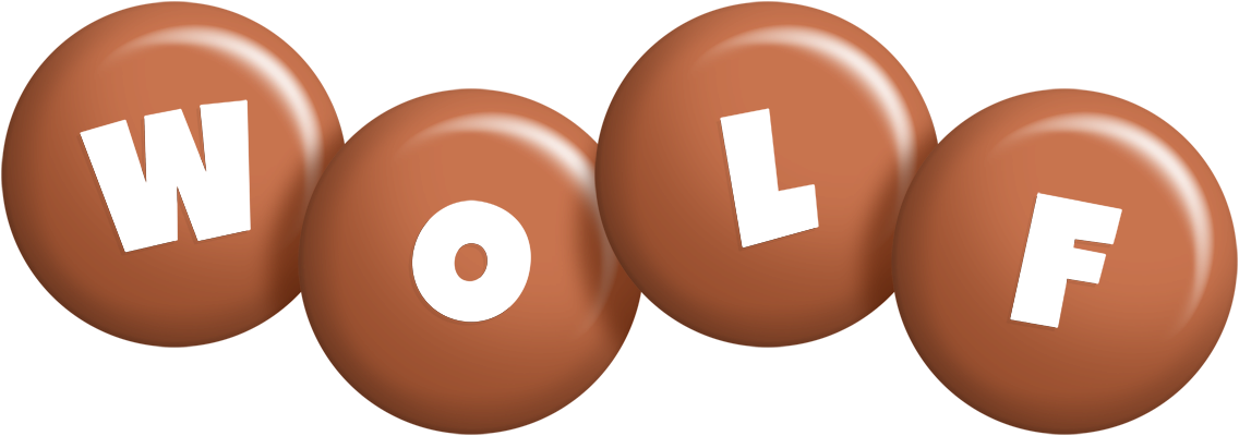 Wolf candy-brown logo