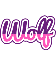 Wolf cheerful logo