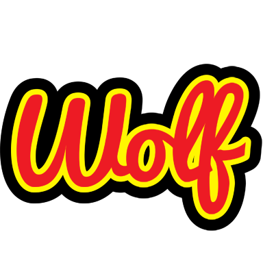 Wolf fireman logo