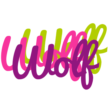 Wolf flowers logo