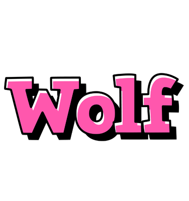Wolf girlish logo