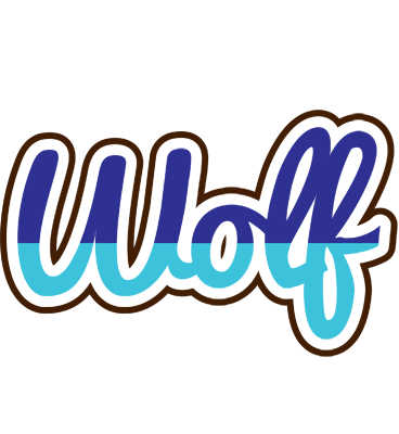 Wolf raining logo