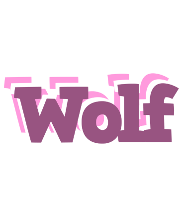 Wolf relaxing logo