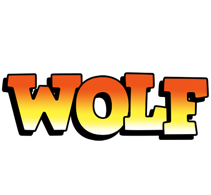 Wolf sunset logo