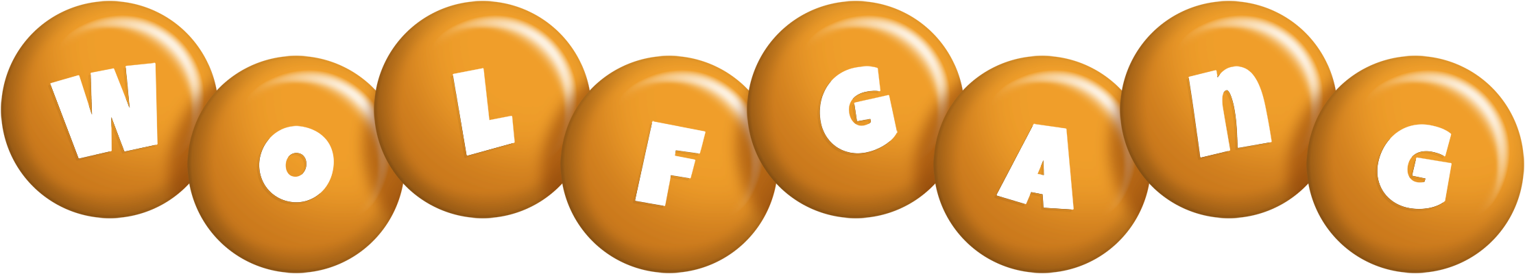 Wolfgang candy-orange logo