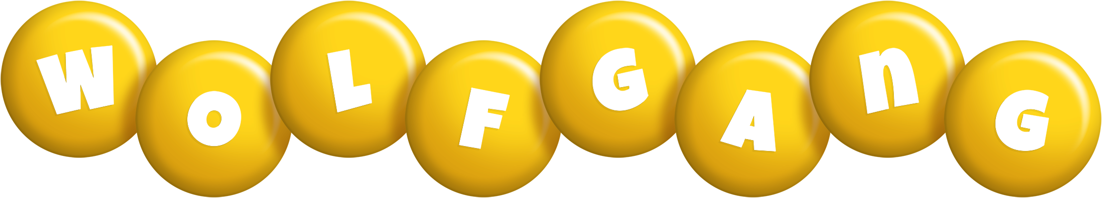 Wolfgang candy-yellow logo