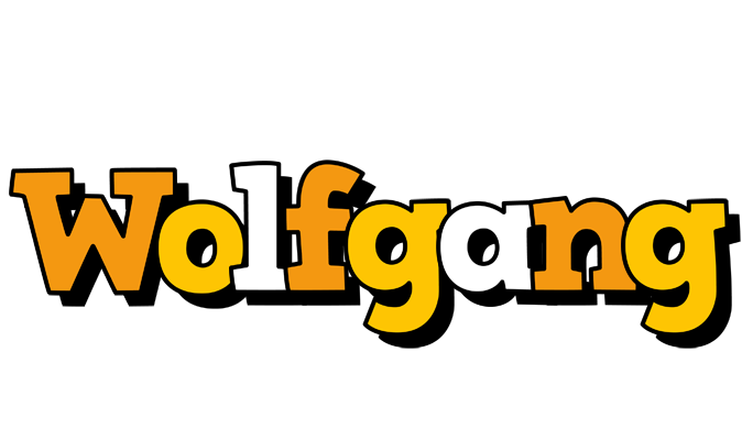 Wolfgang cartoon logo