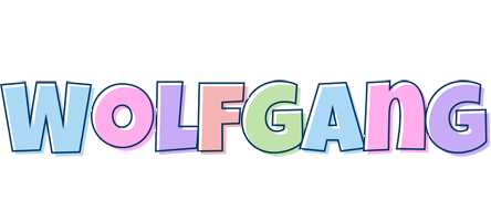 Wolfgang pastel logo