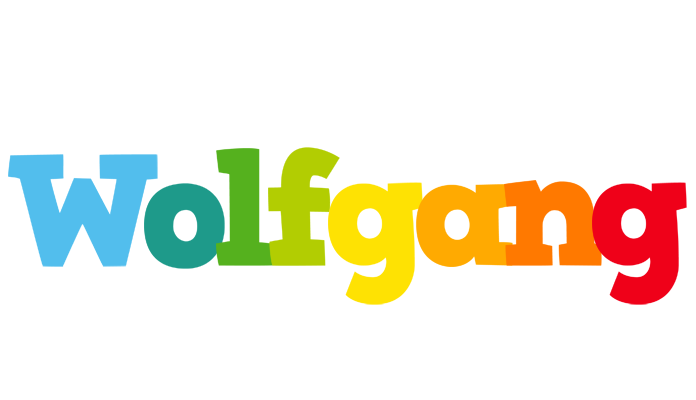 Wolfgang rainbows logo