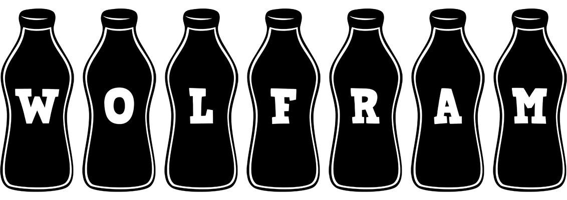 Wolfram bottle logo