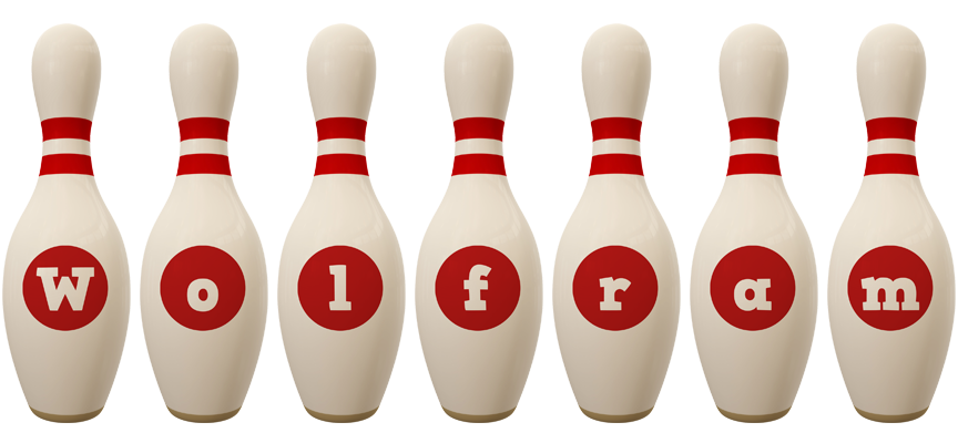 Wolfram bowling-pin logo