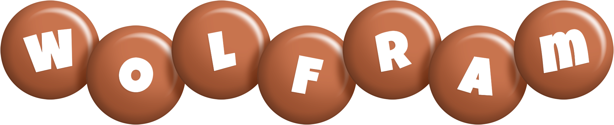 Wolfram candy-brown logo