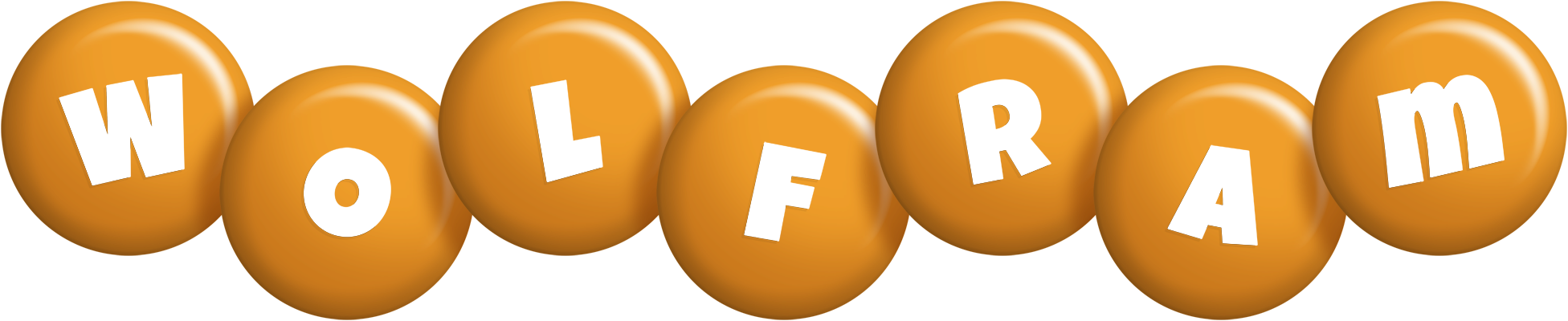 Wolfram candy-orange logo