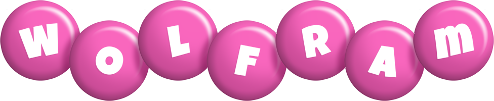 Wolfram candy-pink logo