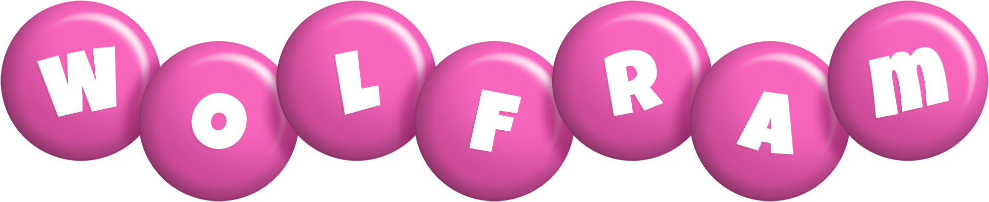 Wolfram candy-pink logo