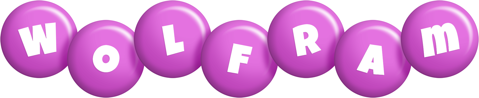Wolfram candy-purple logo