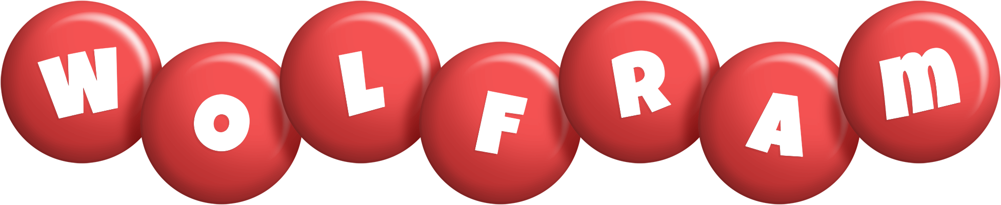 Wolfram candy-red logo