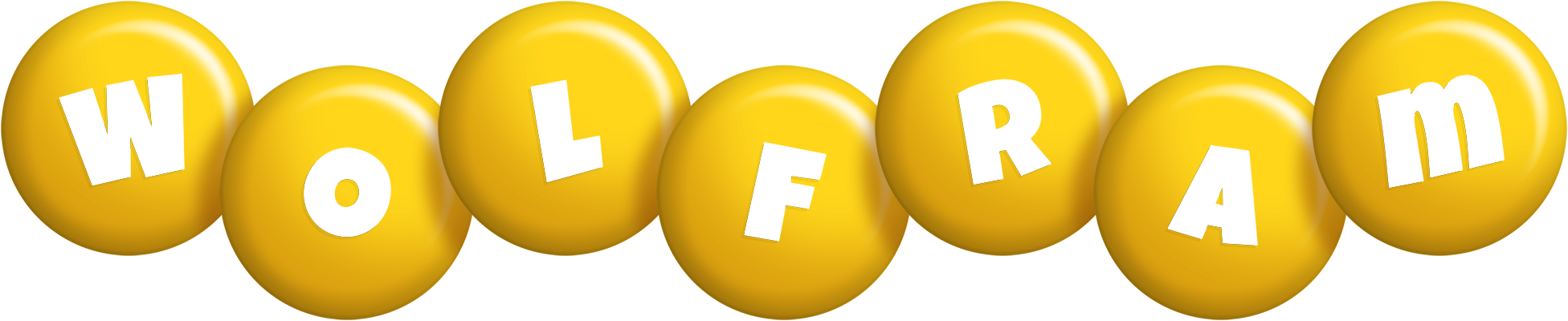 Wolfram candy-yellow logo