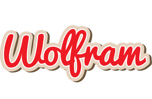 Wolfram chocolate logo