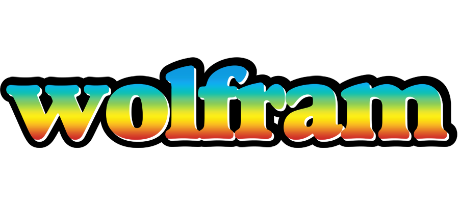Wolfram color logo
