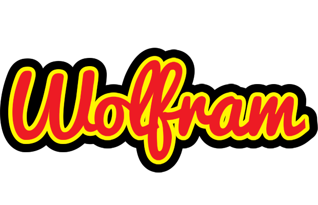 Wolfram fireman logo