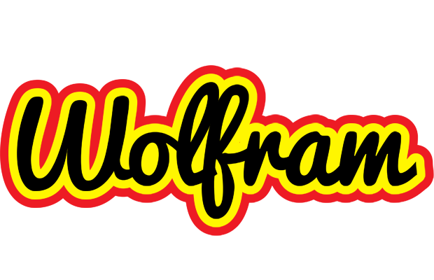 Wolfram flaming logo