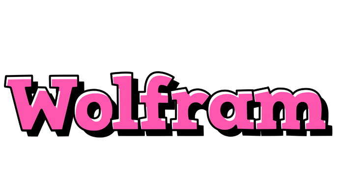 Wolfram girlish logo