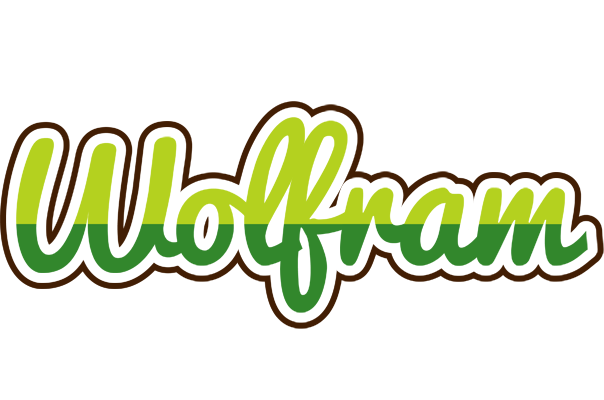 Wolfram golfing logo
