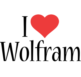 Wolfram i-love logo