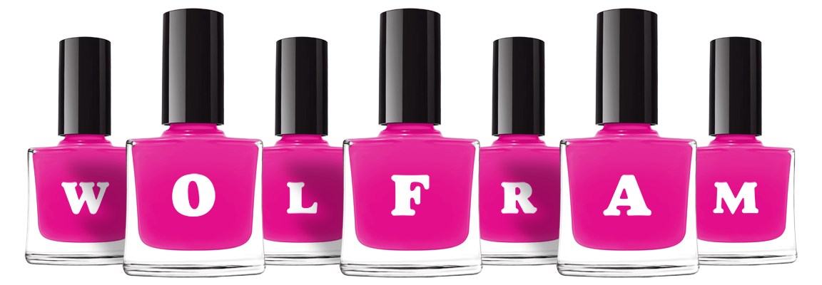 Wolfram nails logo