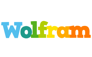 Wolfram rainbows logo