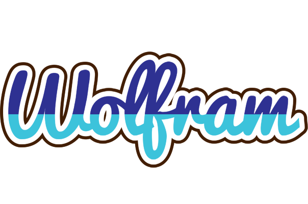 Wolfram raining logo