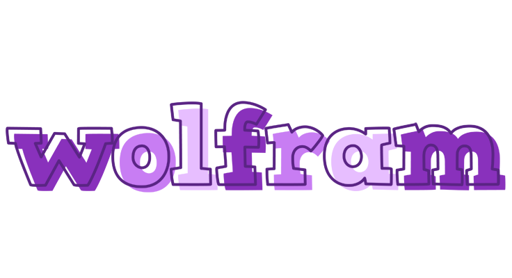 Wolfram sensual logo