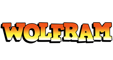 Wolfram sunset logo