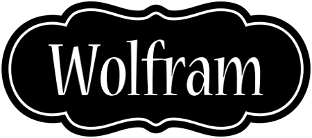 Wolfram welcome logo