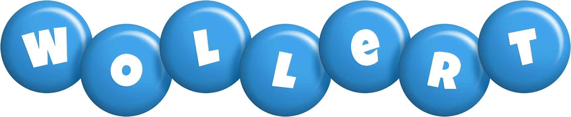 Wollert candy-blue logo