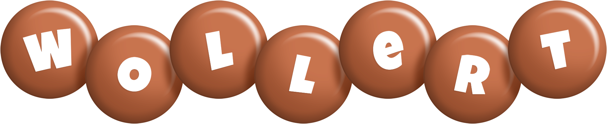 Wollert candy-brown logo