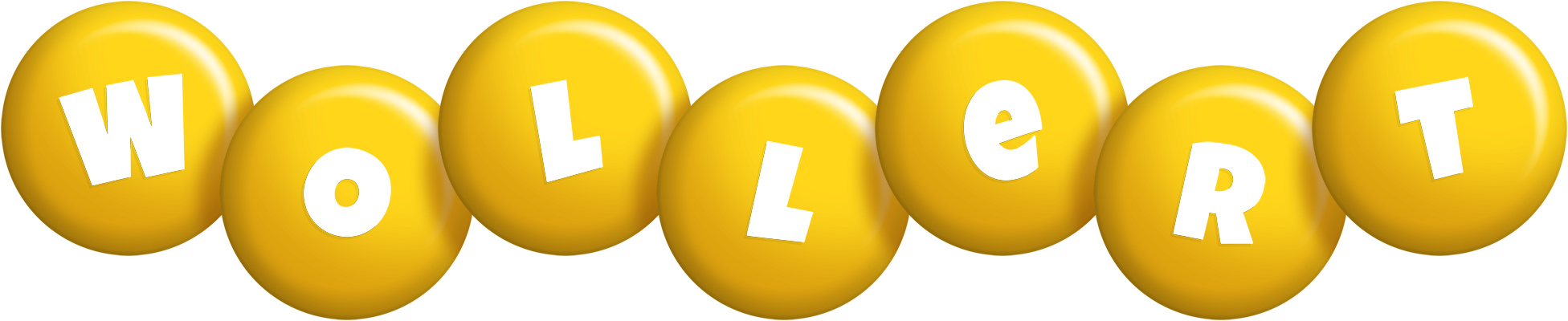 Wollert candy-yellow logo