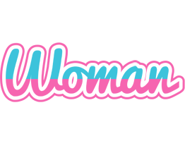 WOMAN logo effect. Colorful text effects in various flavors. Customize your own text here: https://www.textgiraffe.com/logos/woman/