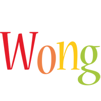 Wong birthday logo