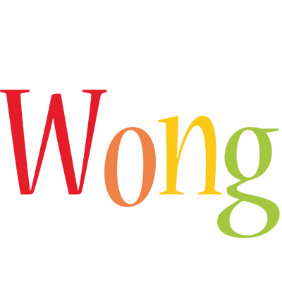 Wong birthday logo