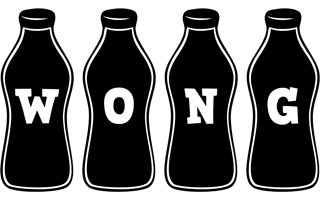 Wong bottle logo