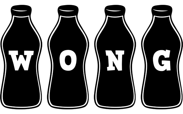 Wong bottle logo