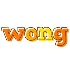 Wong desert logo