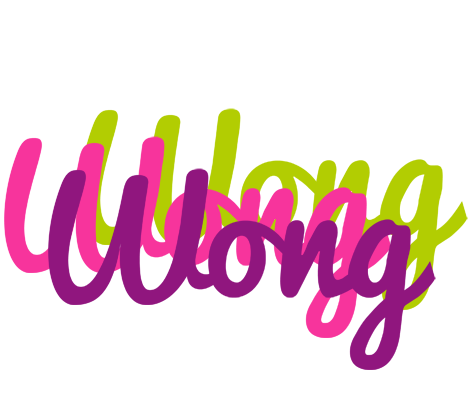Wong flowers logo