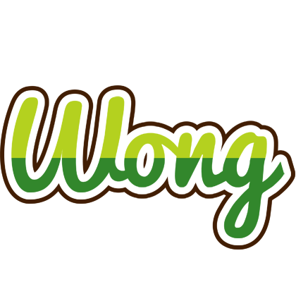 Wong golfing logo
